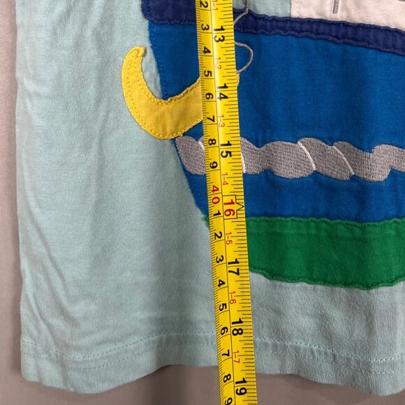 Mini Boden 7-8Y Made In India 100% Cotton Boat Applique Tee - Picture 3 of 6